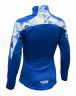 Лыжная куртка разминочная RAY, модель Pro Race принт (Woman), цвет синий/синий, размер 44 (S)