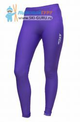 Спортивные лосины беговые компрессионные RAY, Модель 6 (Woman), цвет фиолетовый, размер 46 (M)