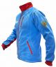 Куртка разминочная RAY, модель Star (Unisex), триколор красная молния размер 42 (XXS)