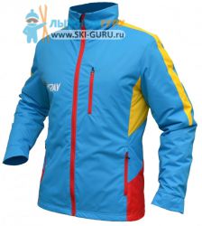 Куртка утеплённая RAY, модель Парадная (Men), цвет синий/желтый/красный, размер 46 (S)