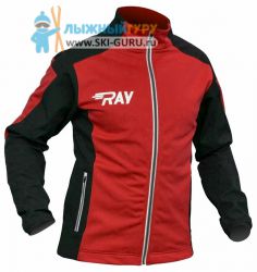 Куртка разминочная RAY, модель Pro Race (Man), цвет красный/черный размер 42 (XXS)